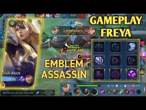 Gameplay Freya Jungle - Top Global Freya by Asick - MLBB