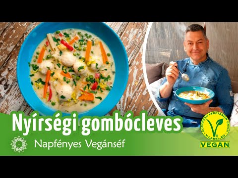 Nyírségi gombócleves-a'la vegán