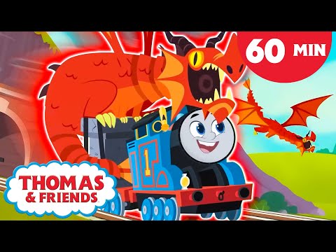 Thomas & Friends Catch a Dragon! | Thomas & Friends: All Engines Go! | 60+ Minutes! - Kids TV Series, Kingdom Kids Zone - Thomas & Friends