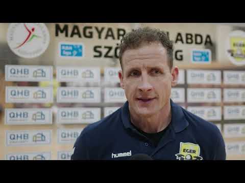 A QHB-Eger–Szigetszentmiklósi KSK (33-28) követően ìgy értékelt a két edző