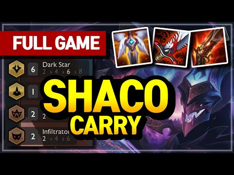 Shaco Carry! - (6 Dark Stars Comp) - Teamfight Tactics Full Game | TFT Galaxies | Master