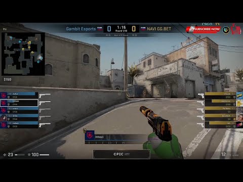 NaVi vs Gambit   CSGO EPIC League CIS   HIGHLIGHTS !!!