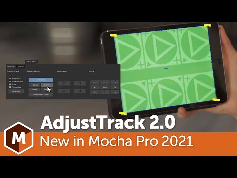 Boris FX Mocha Pro 2021: Improved AdjustTrack Module