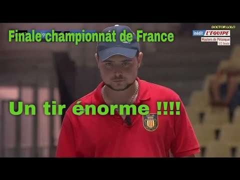 Pétanque ! Super tir ! finale championnat de France
