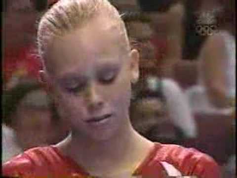 Hollie Vise - 2003 Worlds Team Finals - Uneven Bars