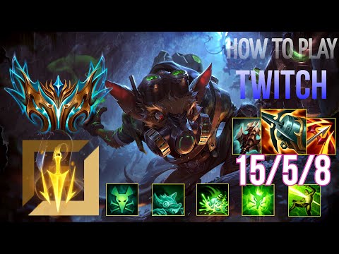 CHALLENGER Guides How to Play Twitch ADC & Carry + Best Build/Runes Season 12