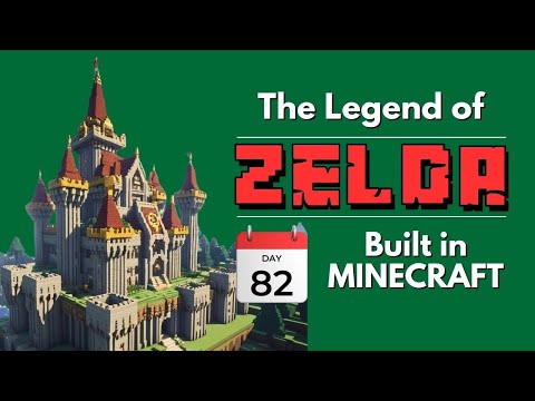 Dad Builds Epic Zelda Map in Minecraft! Day 82