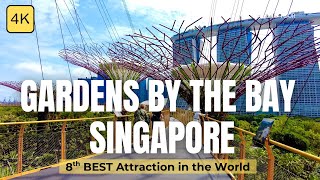 Flower Dome, Cloud Forest & More | INSIDE Singapore's Biggest Glass Greenhouse (4K Tour)