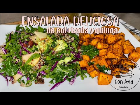 Ensalada de Col Rizada y Quinoa Con | Cocina Simple con Ana