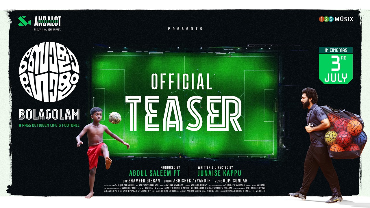 Bolagolam Official Teaser | Junaise Kappu | Akhil Prabhakar | Gopi Sundar