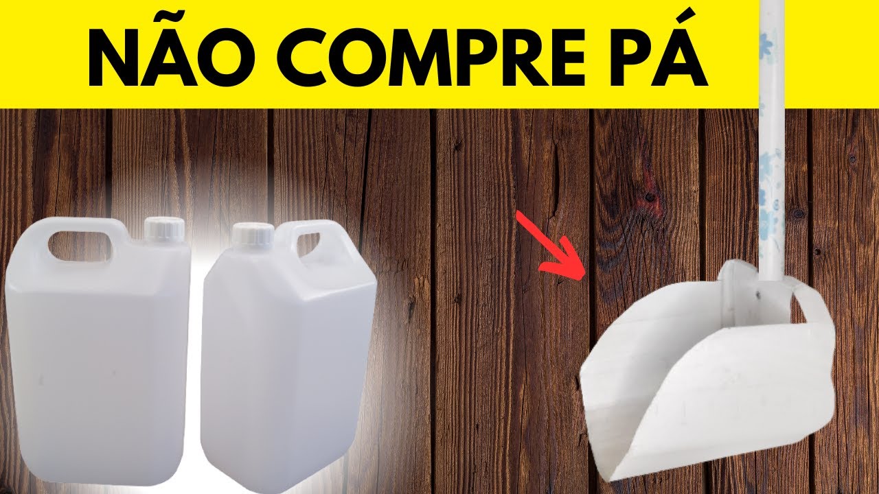 COMO FAZER UMA PÁ DE LIXO EM CASA | SEM GASTAR DINHEIRO