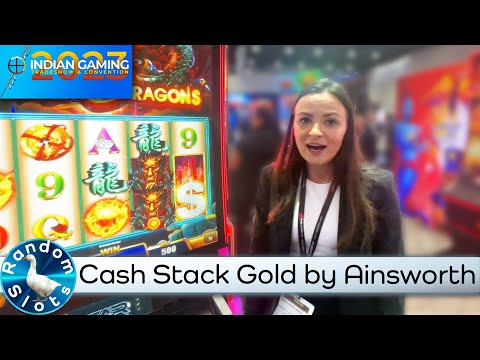 Cash Stacks Gold Slot Machine by Ainsworth at #IGTC2023
