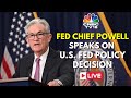 Jerome Powell LIVE: Federal Reserve Bank Interest Rate Decision | FOMC Meeting | US Market | IN18L