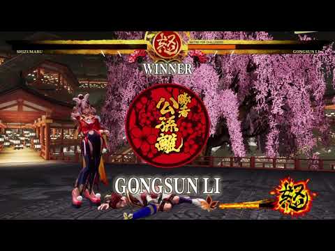 SAMURAI SHODOWN Shizmaru vs Gongsun Li