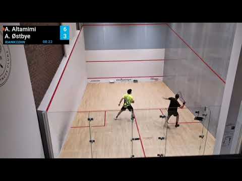 Capra Baerum Open 2021-1st round: Ammar Altamimi Vs. Adrian Ostbye (Nor)