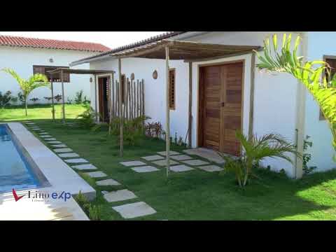 Casa de Praia 05 Suítes com Área externa e Lazer Privativo à Venda no Pontal de Maceió, Fortim, CE