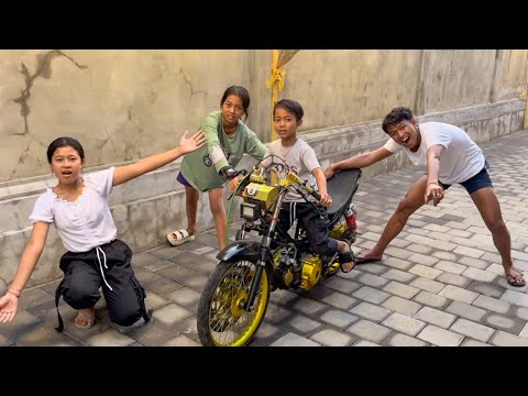 TEST DRIVE MOT0R DRAGNYA RAMA YANG BARU DATENG DI BELIIN BAPAKNYA