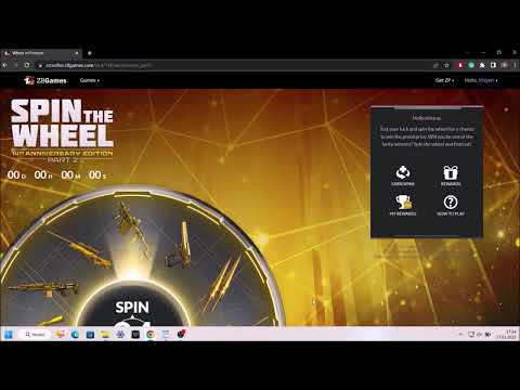 CF West | Spin the wheel 14th anniversary event 03-2023 spinning pieces for permanent weapon