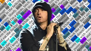 Eminem, Chemical Warfare | Rhyme Scheme Highlighted
