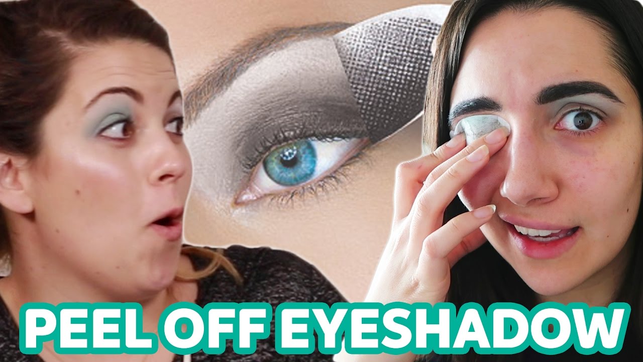 We Tried Peel Off Eyeshadow • Saf & Candace thumbnail