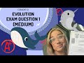 Evolution | Common descent and modification Exam Q1 (Hard)