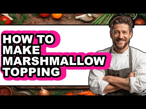 How To Make Marshmallow Topping - Step By Step