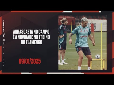 Arrascaeta on the field is the latest addition to Flamengo’s training
