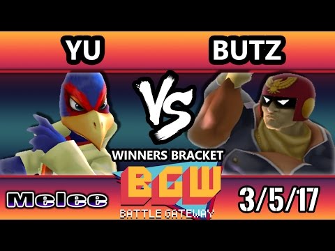 BGW15 SSBM - LG | Yu (Falco) Vs. Butz (Captain Falcon)  Smash Melee Tournament