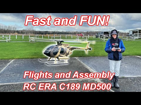 RC ERA C189 MD500e Flight Review Unboxing Assembly HOW TO @HobbyKingOfficial