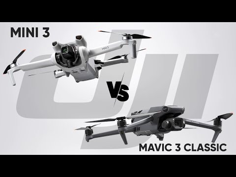 DJI Mini 3 vs DJI Mavic 3 Classic - Watch Before Buying One
