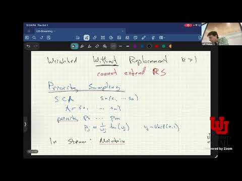 UUtah Data Mining | Fall 2026 | L12: Steaming & Sampling
