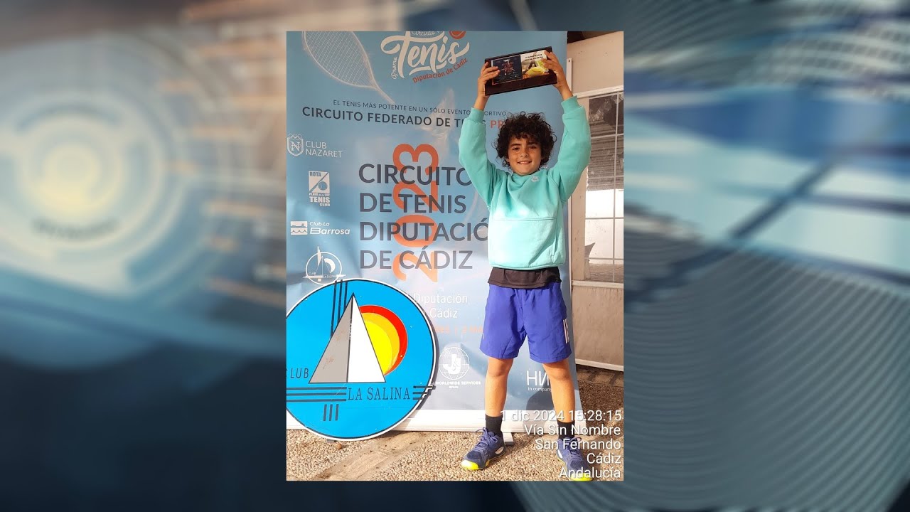 Miguel Carlos Ríos, campeón del Circuito gaditano de tenis