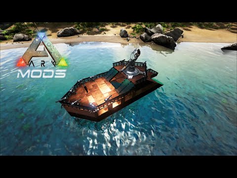 Ark Survival Evolved MODS #EP92   Um Iate de Luxo!