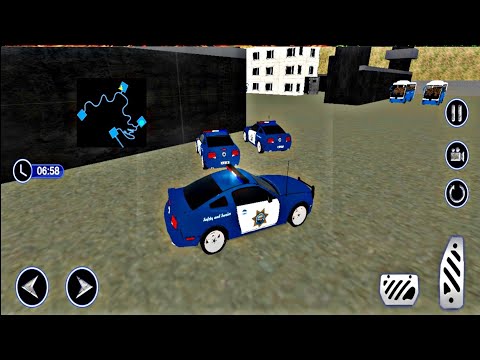 Police Cruise Ship Trasnport Car Truck Trasnporter - Gameplay In Android