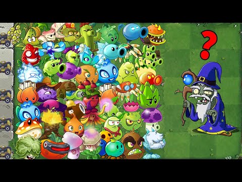 PVZ 2 | RANDOM Team Plants Power Up! vs Springening Wizard Zombie LV10!