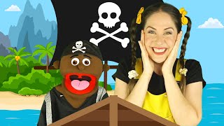 Row row row your boat | Pirate adventure! | Jiggle Jam