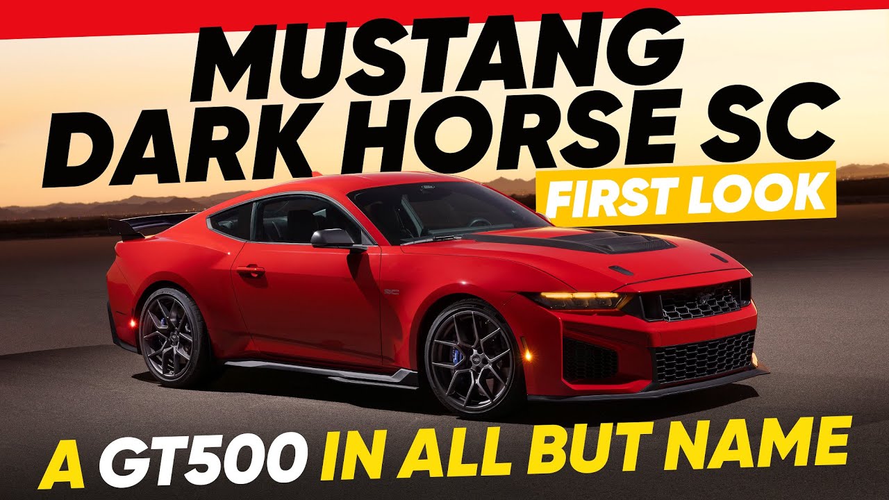 2026 Ford Mustang Dark Horse SC First Look: A Shelby GT500 in All but Name