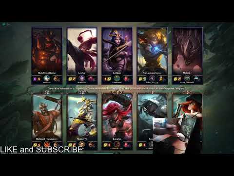 KATARINA VS LEBLANC MID LANE FULL GAMEPLAY [league of legends]