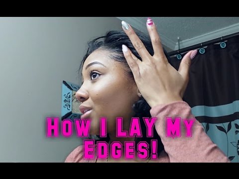 TUTORIAL: How I LAY My Edges Down Flat & FLEEKY! Video