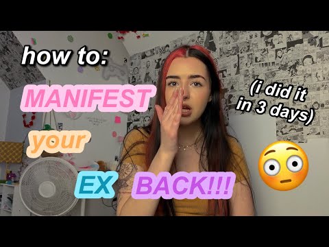 manifest your ex back in DAYS !! (like i did)