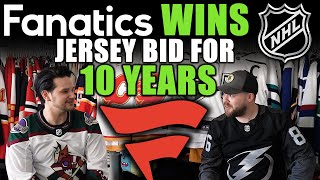 FANATICS Wins NHL Jersey Bid For 10 Years! @lifeofaustin1062