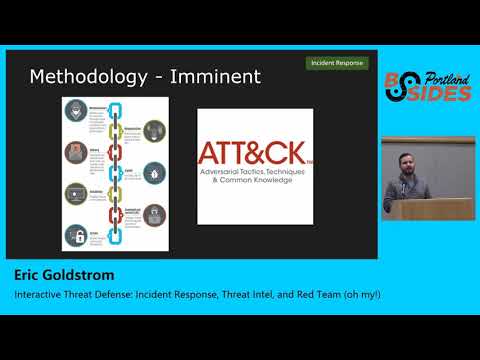Eric Goldstrom - Interactive Threat Defense: Incident Response, Threat Intel, and Red Team (oh my!)