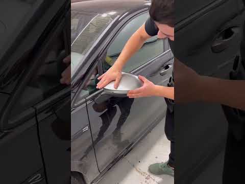 How to take out Mirror Caps on VW Golf, like a pro #automobile #carwrap #satisfying #funny