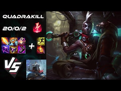 MID Ekko vs Viktor [QUADRAKILL] - NA Grandmaster Patch 25.S1.4