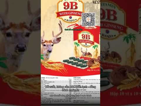Vitamin 9B Ginseng KOZO GOLD9B 100 viên - Bổ cơ thể, tăng đề kháng, giá chỉ 135k