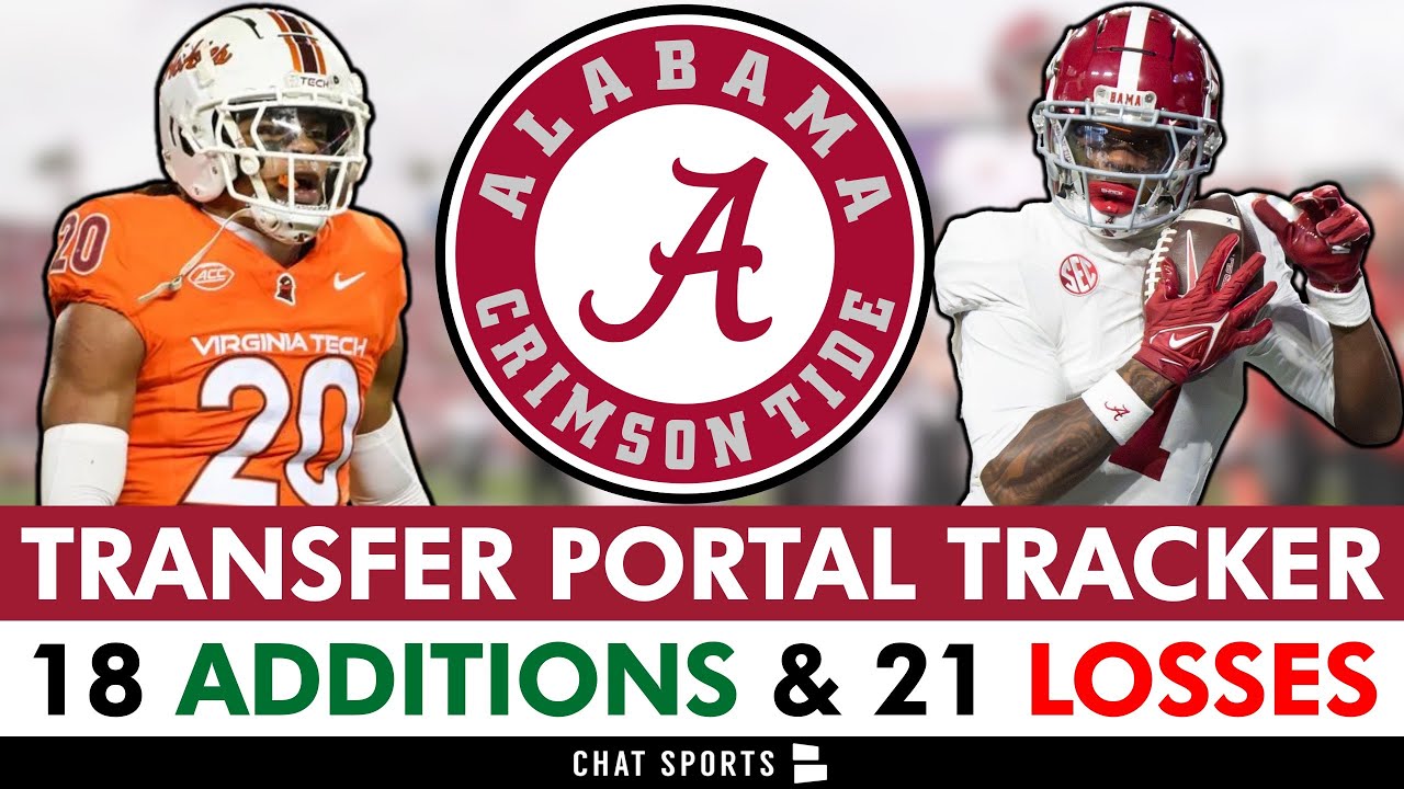 Alabama Football Transfer Portal Tracker: All The Additions & Losses In College Football Free Agency