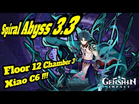 SPIRAL ABYSS 3.3 Floor 12 Chamber 3 with Xiao C6 | Genshin Impact