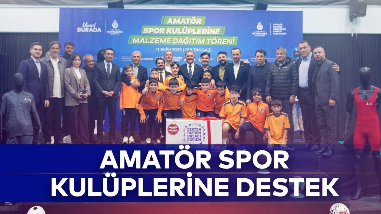 AMATÖR SPOR KULÜPLERİMİZE DESTEK VERMEYE DEVAM EDİYORUZ