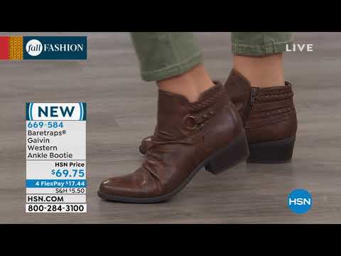 Baretraps Galvin Western Ankle Bootie