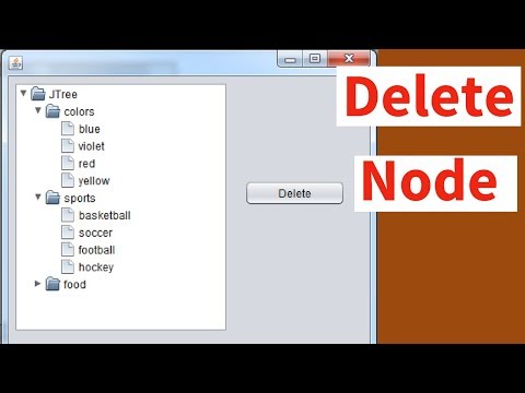 Java How To Remove Selected Jtree Node Using Java Netbeans With Source Code